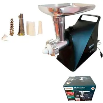 М'ясорубка Rainberg RB-679 3000W насадка для тіста соку, ковбаси чорна (RB-679_1247) - фото 5