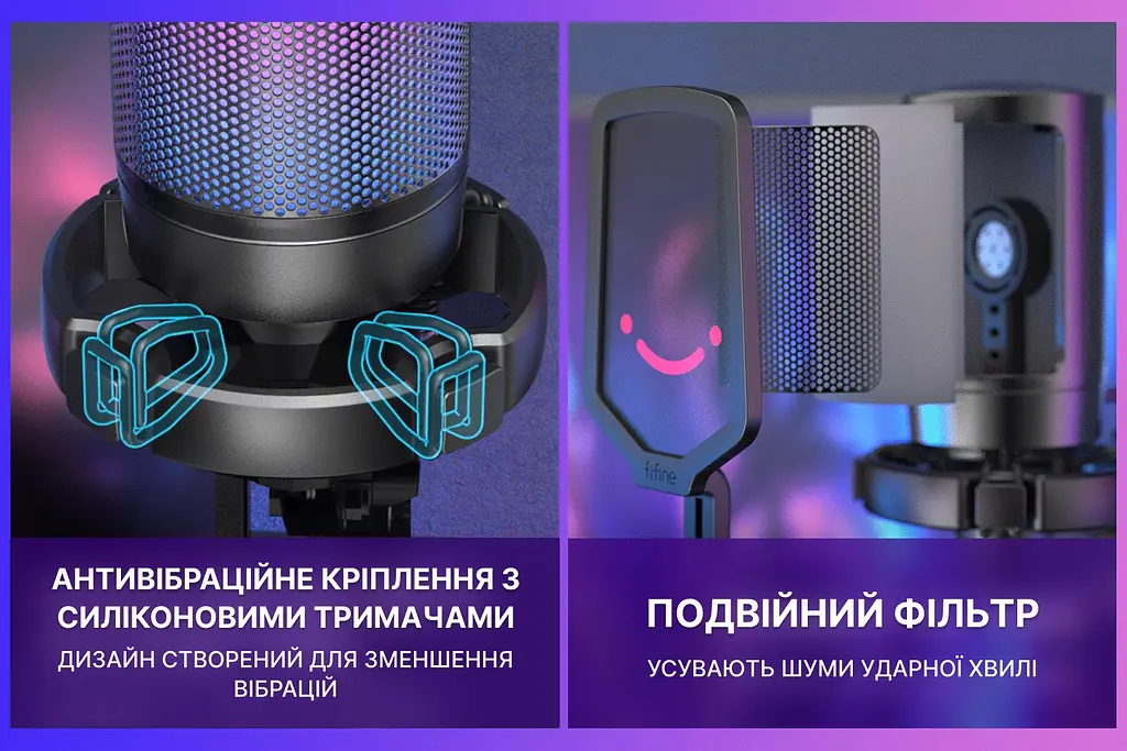 Мікрофон Fifine USB (A6T) - фото 15