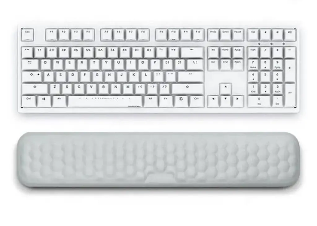 Килимок для клавіатури Joy 440х80х20 мм білий (hub_fx71kr) - фото 6