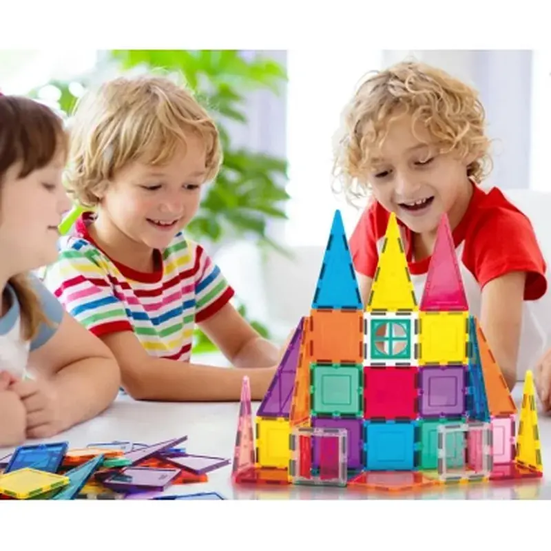 Конструктор Picasso магнітний Tiles Magnetic Building Blocks 36 деталей (817338027971) - фото 8