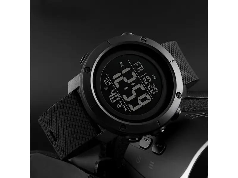 Наручний годинник чоловічий 1426BKBK All Black Skmei acs0030748 - фото 3