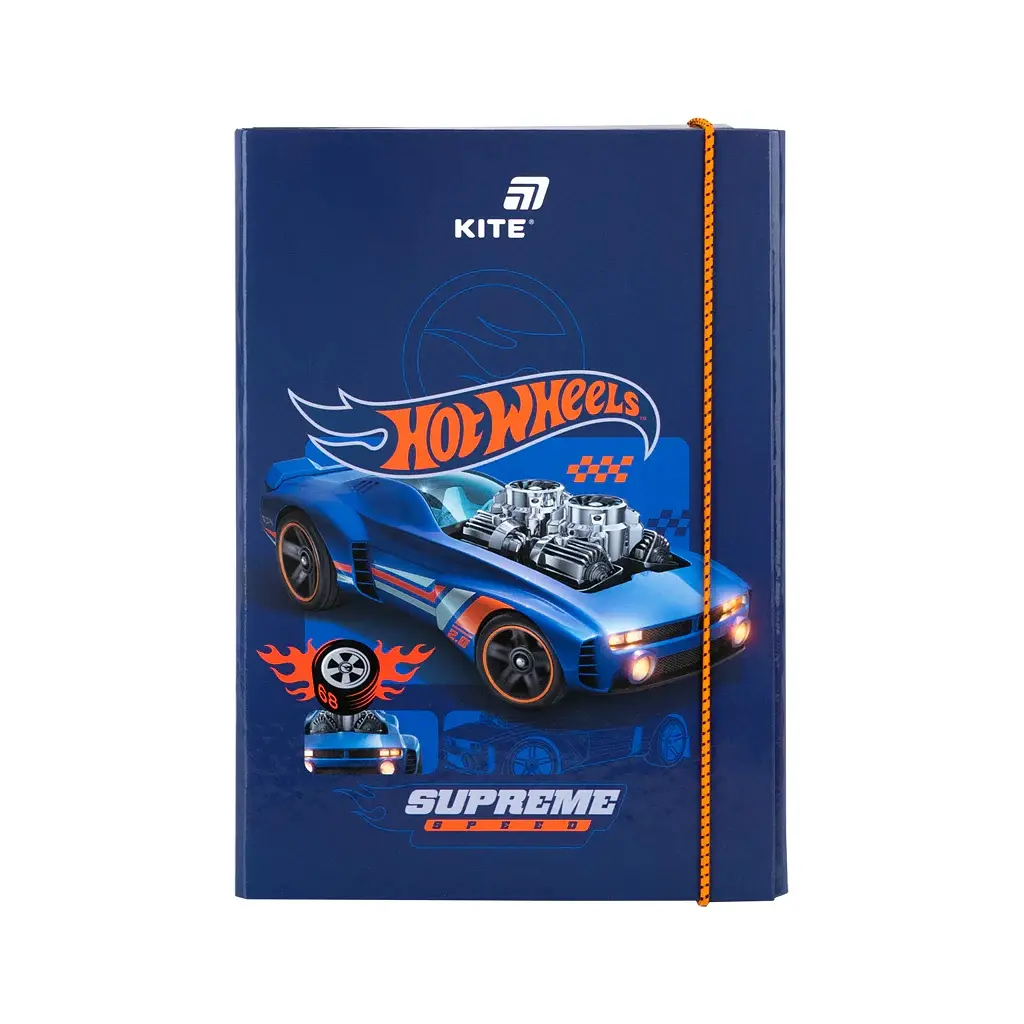 Папка для зошитів Kite на гумці Hot Wheels (HW26-210) - фото 2