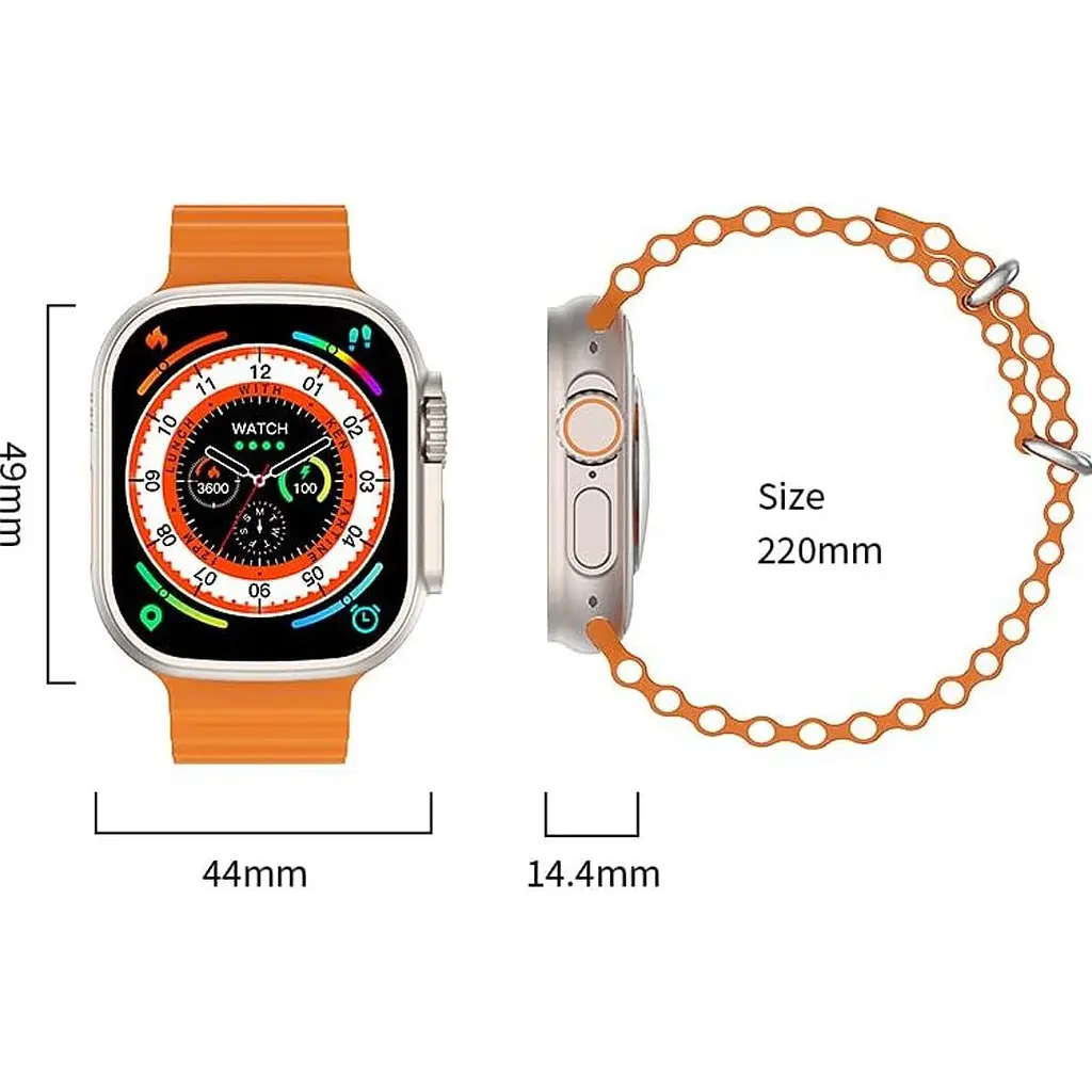 Смарт-годинник WiWU SW01 Ultra Lite Silver (6976975614983) [169515] - фото 8