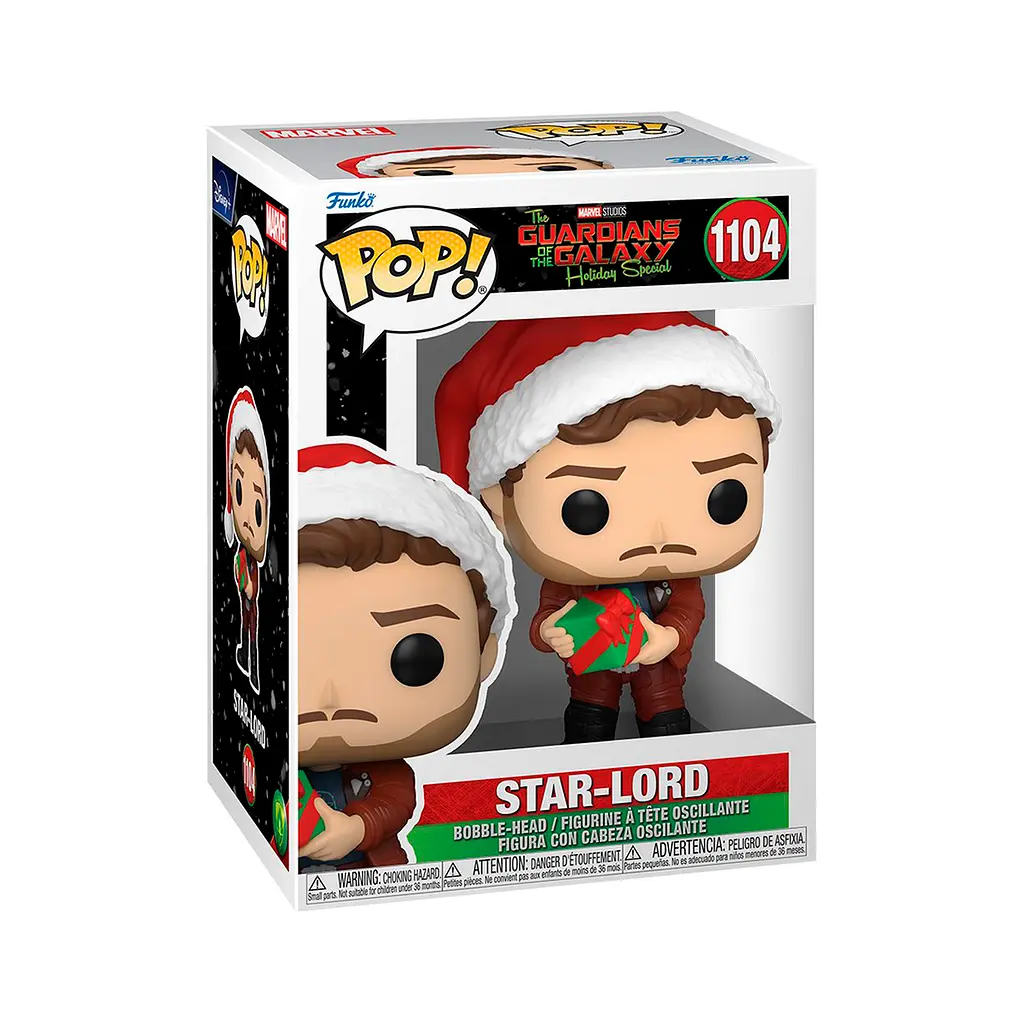 Игровая фигурка Funko Pop! Стражи галактики: Holiday Special Звездный лорд, 9,6 см (64333) - фото 5