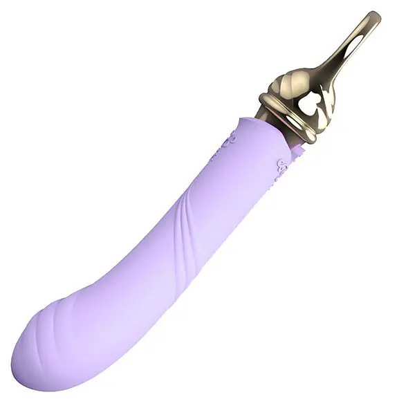 Вібратор Zalo Courage Pre-Heating G-spot Massager 20.6 см фіолетовий - фото 4