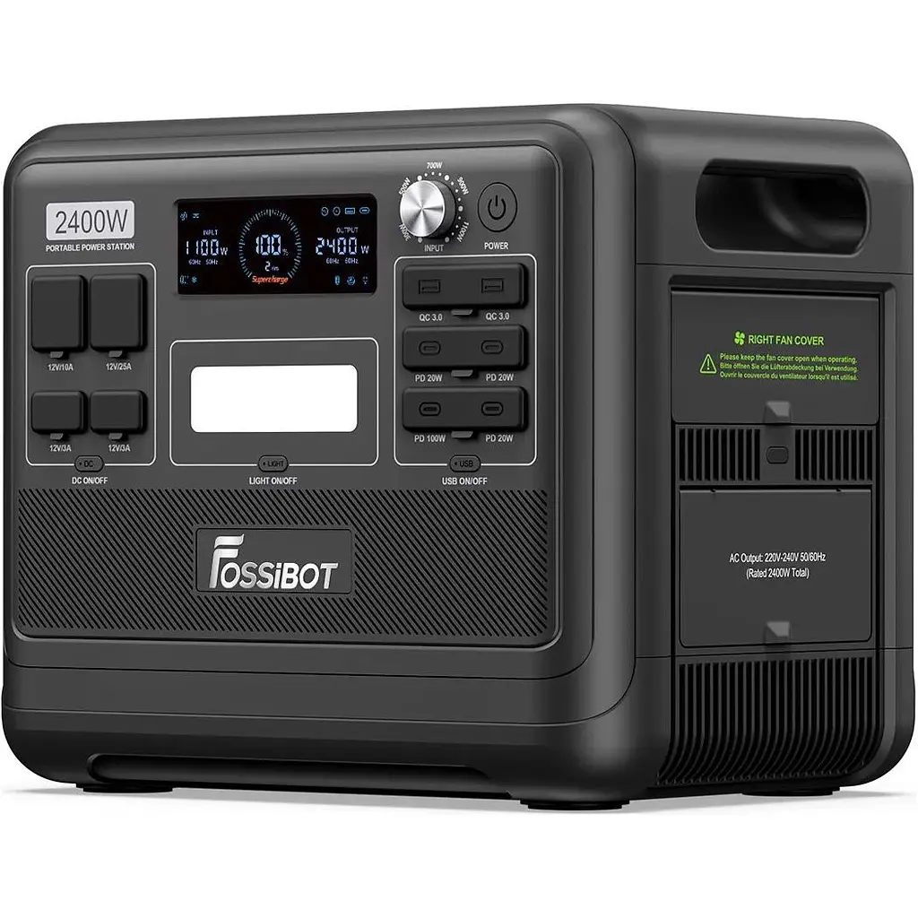 Зарядна станція Fossibot F2400 Black [112597] - фото 3