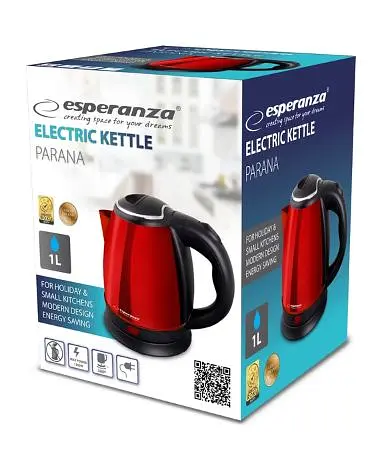 Электрочайник Esperanza Kettle EKK128R 1 л красный - фото 2