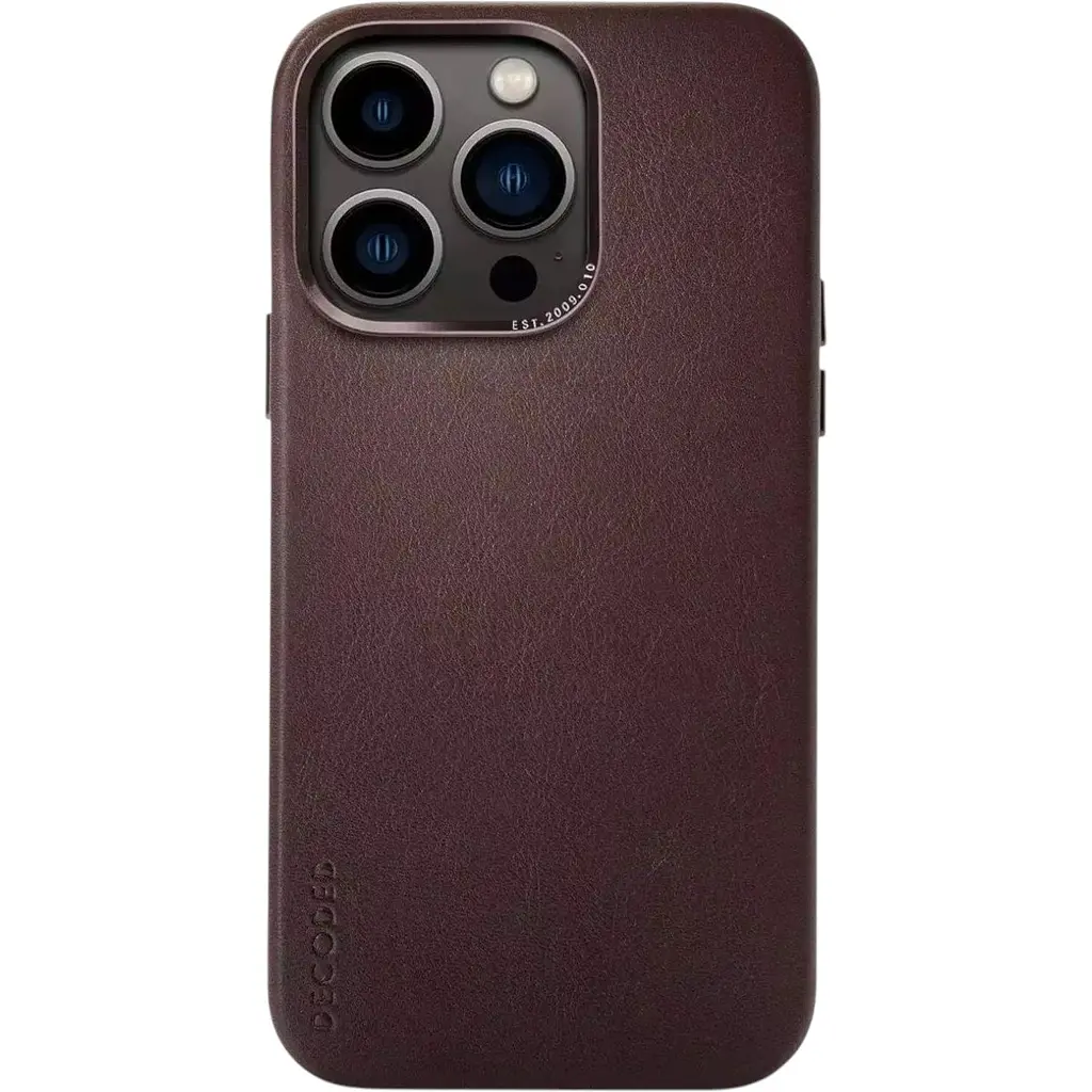 Шкіряний чохол Decoded Leather Case MagSafe Apple iPhone 13 Pro Max/12 Pro Max (6.7") Chocolate Brown - фото 2