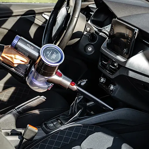 Беспроводной вертикальный пылесос Adler AD 7061 для аллергиков с дисплеем циклонная фильтрация - фото 10