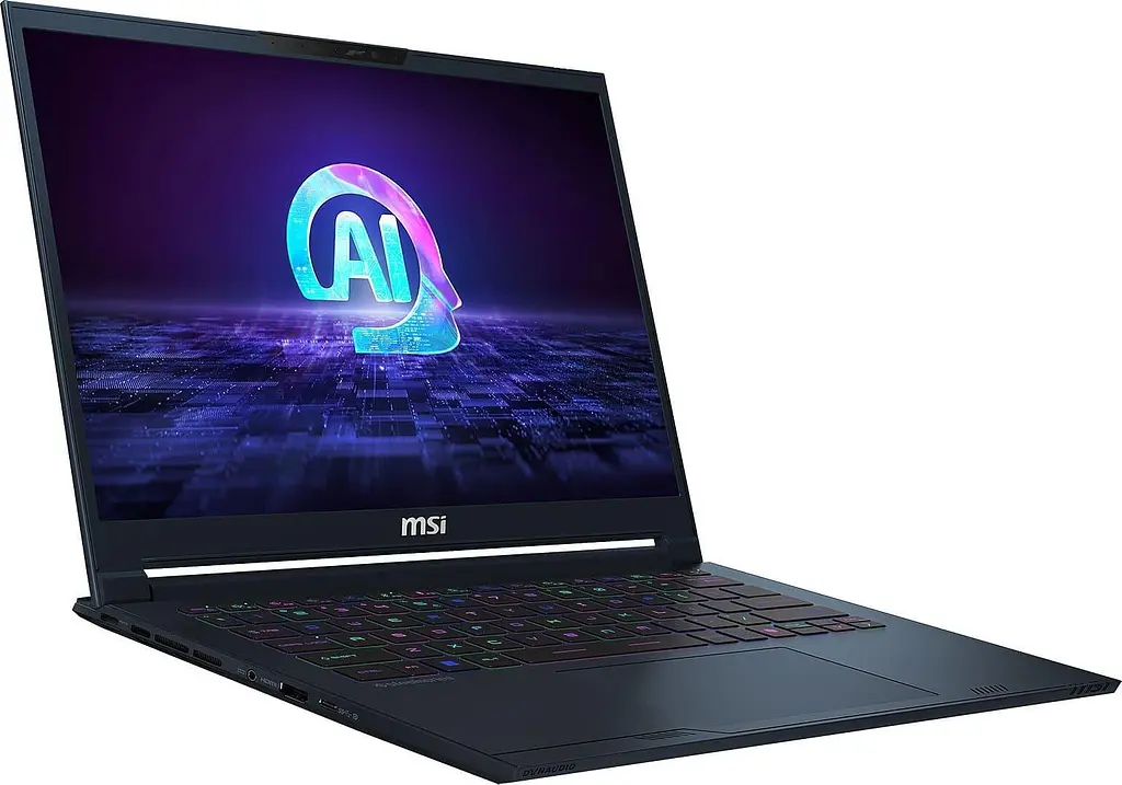 Ноутбук MSI 14 Stealth 14 AI Studio A1VFG FHD IPS 165Hz/Intel Ultra 7 155H/16GB/1TB/RTX 4060/W11H/Blue (A1VFG-068US) - фото 6