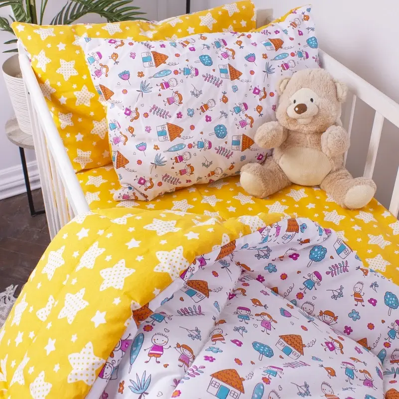 Комплект постільної білизни MirSon Бязь 18-0002 Sweet Home 220х240 помаранчевий (2200010260397) - фото 3