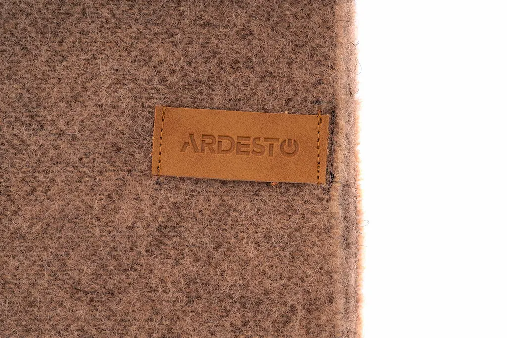 Плед Ardesto Leonardo Doubleface 140x200 см 100% вовна коричнево-бежевий (ART0401LD) - фото 4