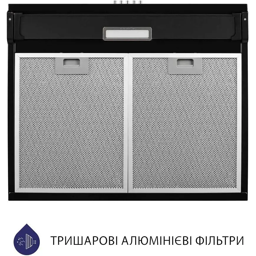 Вытяжка плоская Minola HPL 517 BL - фото 6