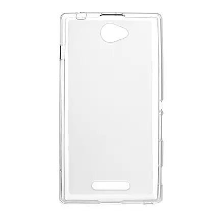 Чохол на задню панель Sony Xperia C C2305 напівпрозорий - фото 2