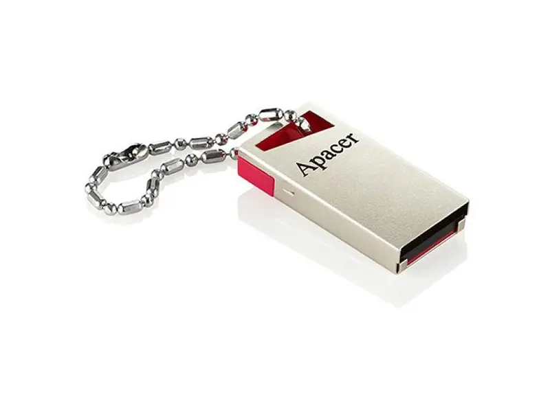 USB флеш накопичувач Apacer 64 GB AH112 USB 2.0 Red (AP64GAH112R-1) - фото 4