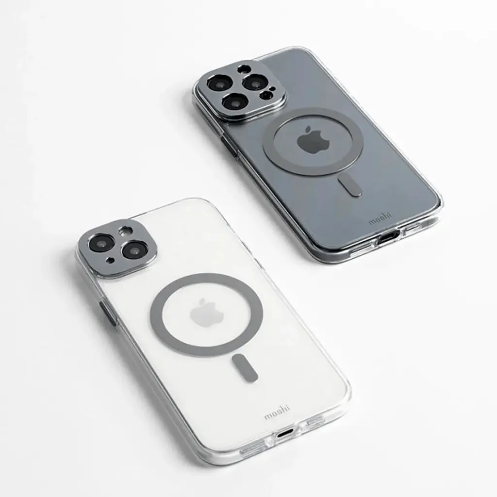 Чехол-накладка Moshi iGlaze Slim Hardshell Case Luna Silver для iPhone 15 Pro (99MO231003) - фото 4