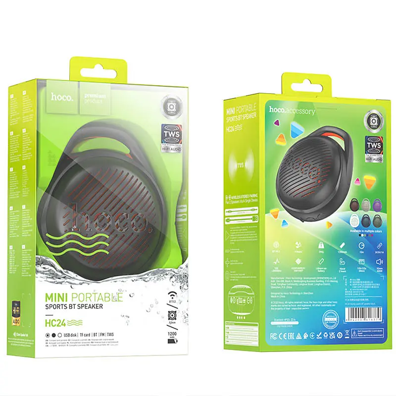 Bluetooth Колонка Hoco HC24 Hearty sports Black - фото 4