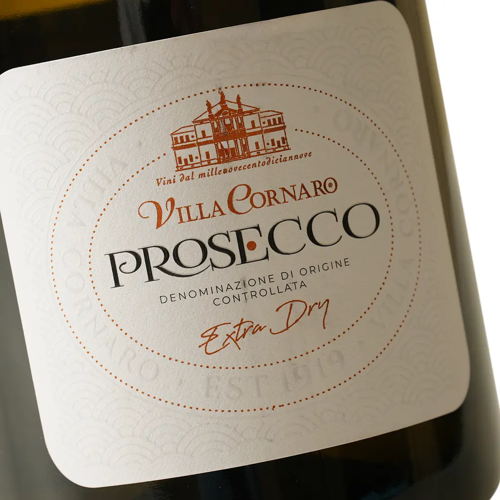 Вино игристое Prosecco Villa Cornaro DOC Extra Dry белое сухое 0.75 л - фото 3