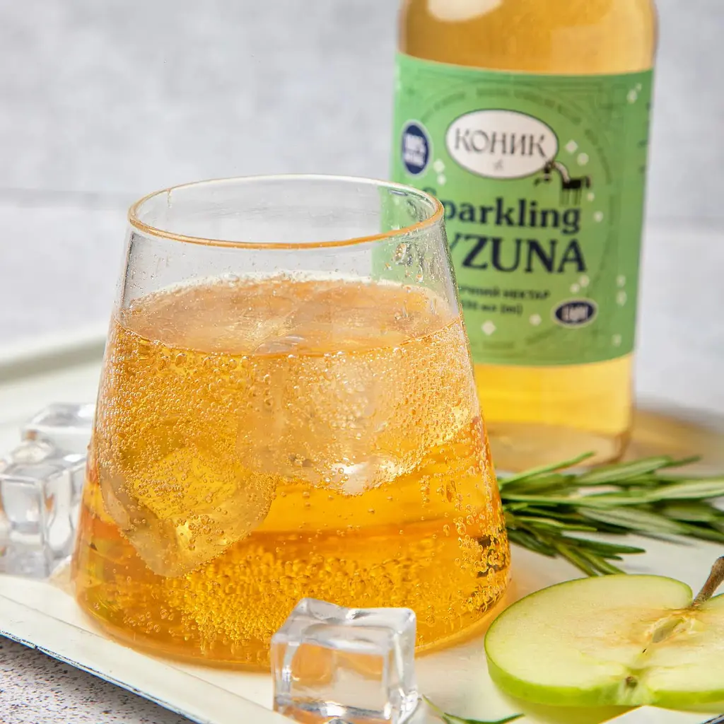 Нектар Коник Sparkling byzuna яблучний газований 330мл - фото 4
