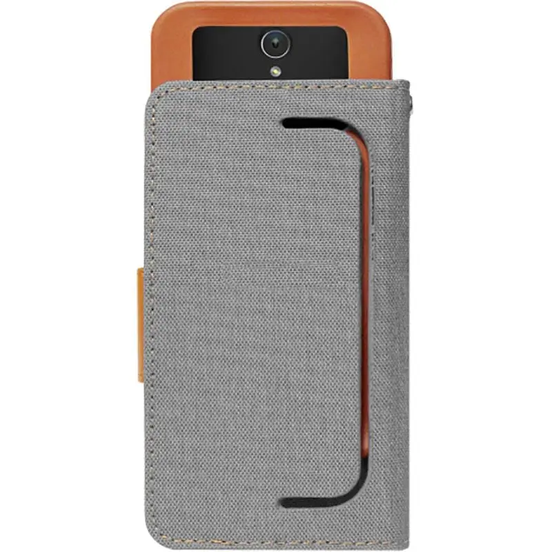 Чехол-книжка Goospery Canvas Diary Universal 4.5-5" Gray - фото 2