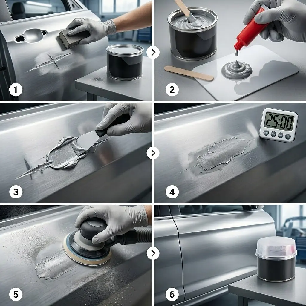Шпаклівка універсальна Polfill 500 гр з затверджувачем (43108) - фото 3