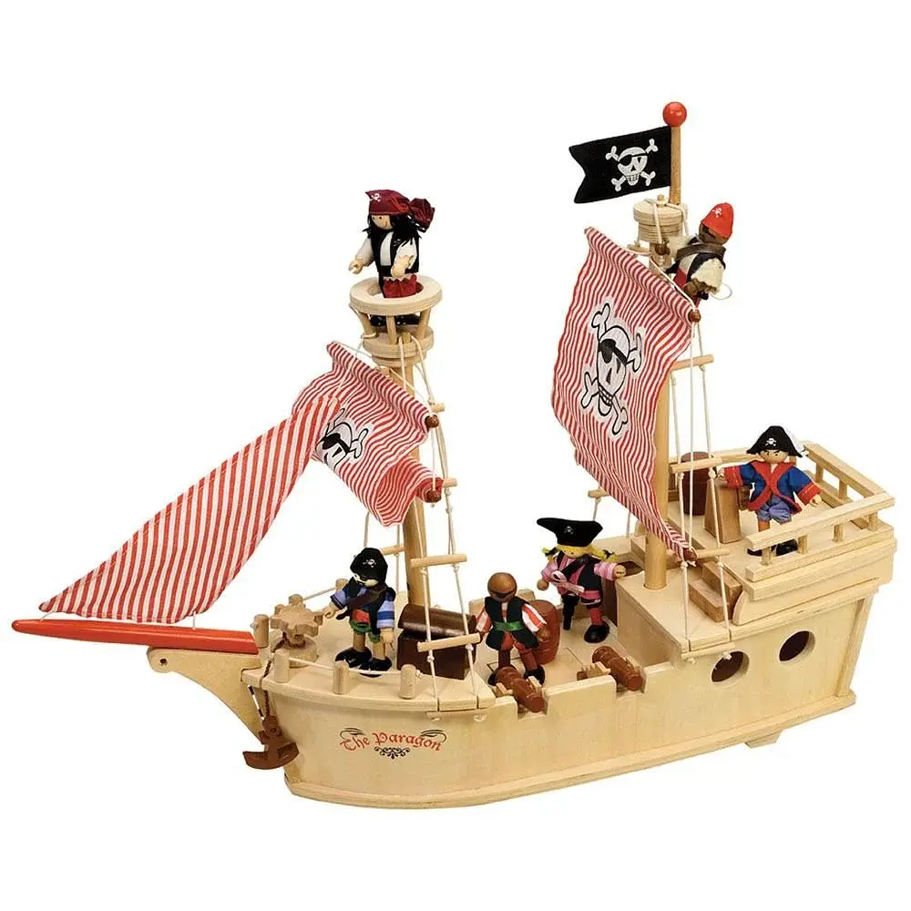 Игровой набор "Пиратский корабль" Bigjigs Toys (T0094)