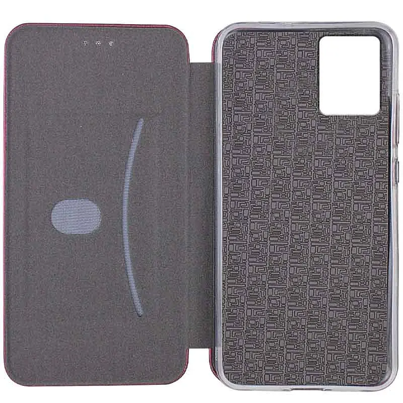 Шкіряний чохол-книжка Epik Classy для Xiaomi Redmi 12 Бордовий - фото 3