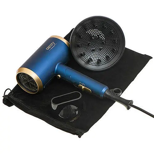 Фен с ионизацией Camry CR 2268, 1800 Вт диффузор концентратор 2 скорости и температуры 1 шт. синий (33705-IS) - фото 4