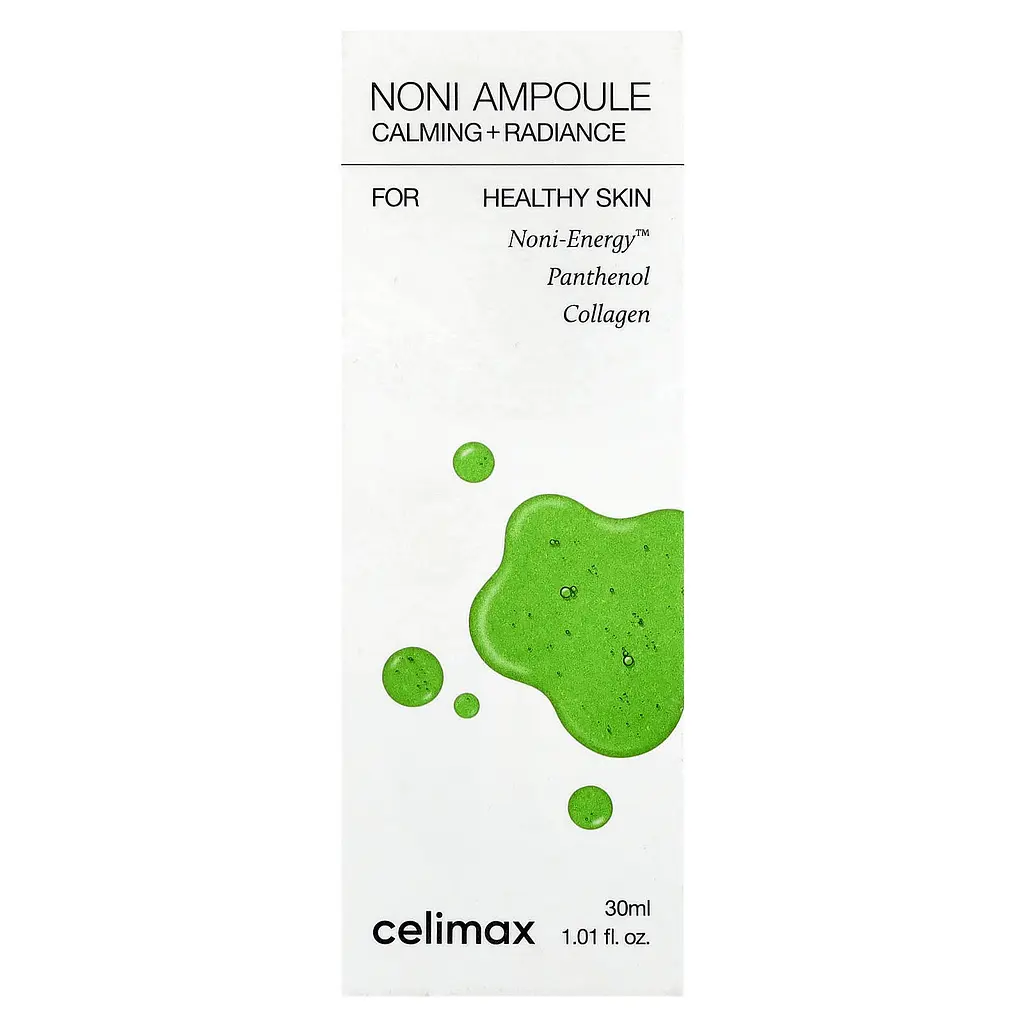 Успокаивающая ампула для сияния и восстановления кожи Celimax The Real Noni Energy Ampoule 30 мл - фото 2