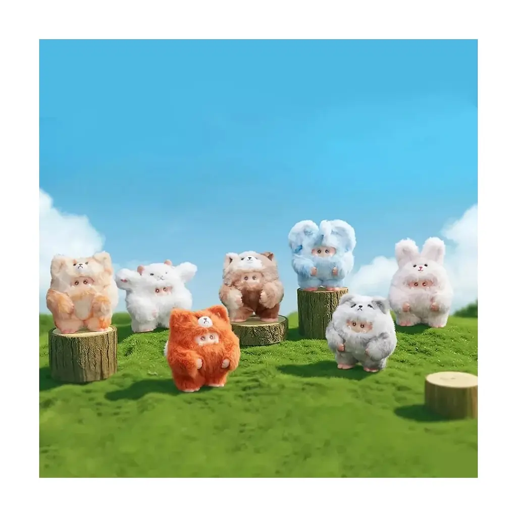 М'яка іграшка 10/10 Toys сюрприз Giggle monster Лісові пухнастики (GM9981134) - фото 2