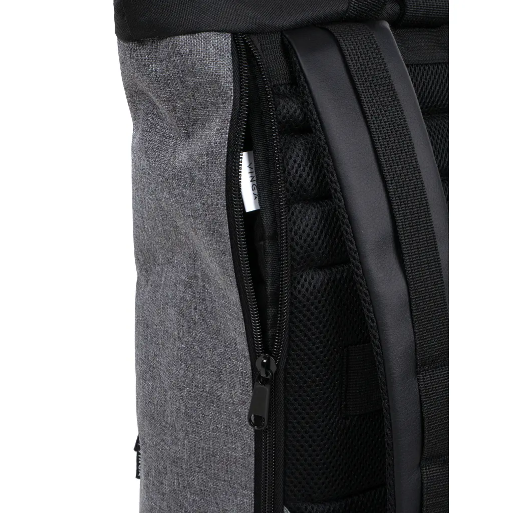 Рюкзак для ноутбука Vinga 15.6" NBP815 Roll Top (NBP815BK) - фото 7