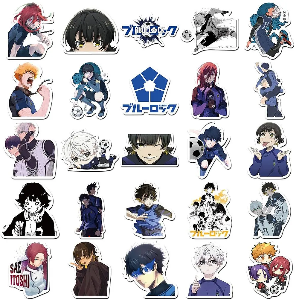 Стікерпак GeekLand Blue Lock 50 штук - фото 3