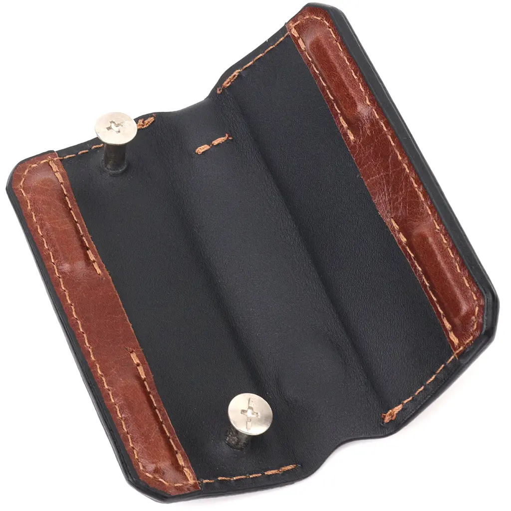 Чоловіча шкіряна ключниця GRANDE PELLE 3.5х9 см acs0025846 - фото 3