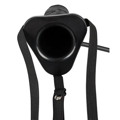 Страпон с подкачкой Strapon Penis Pump черного цвета Orion 61325130400000 22233 - фото 3