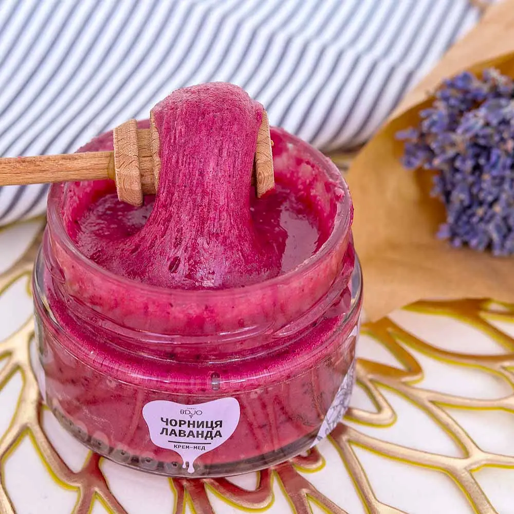 Мед BDJO Чорниця-лаванда 550 г - фото 8