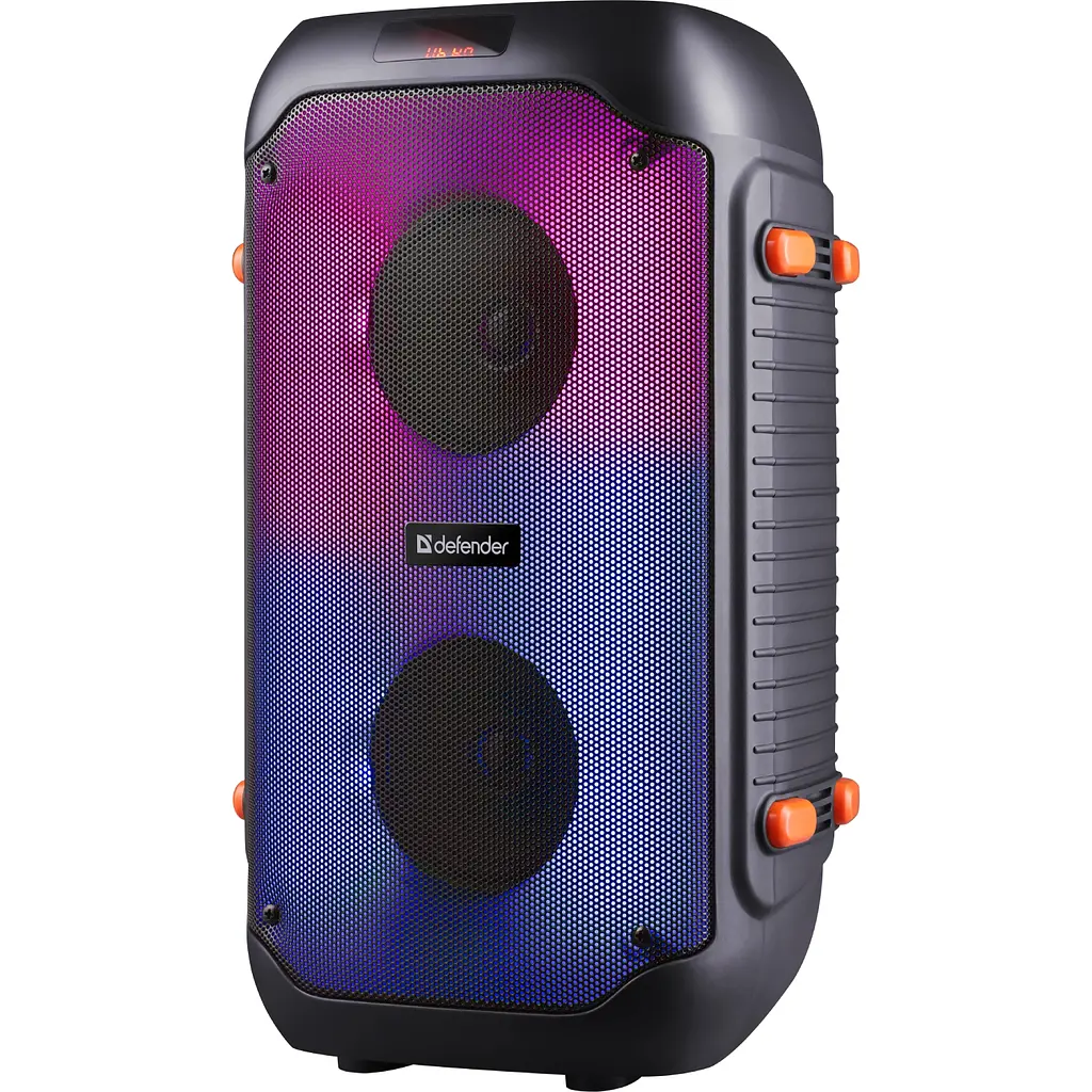 Акустична система 2.0 Defender Boomer 25, 25Вт RGB/BT/FM/USB/TF/AUX/MIC, чорна - фото 2