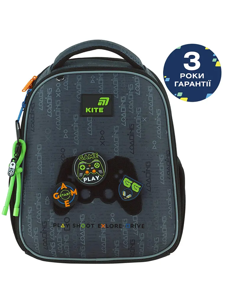 Рюкзак Kite Education каркасний 555 Good Game (K26-555S-5)