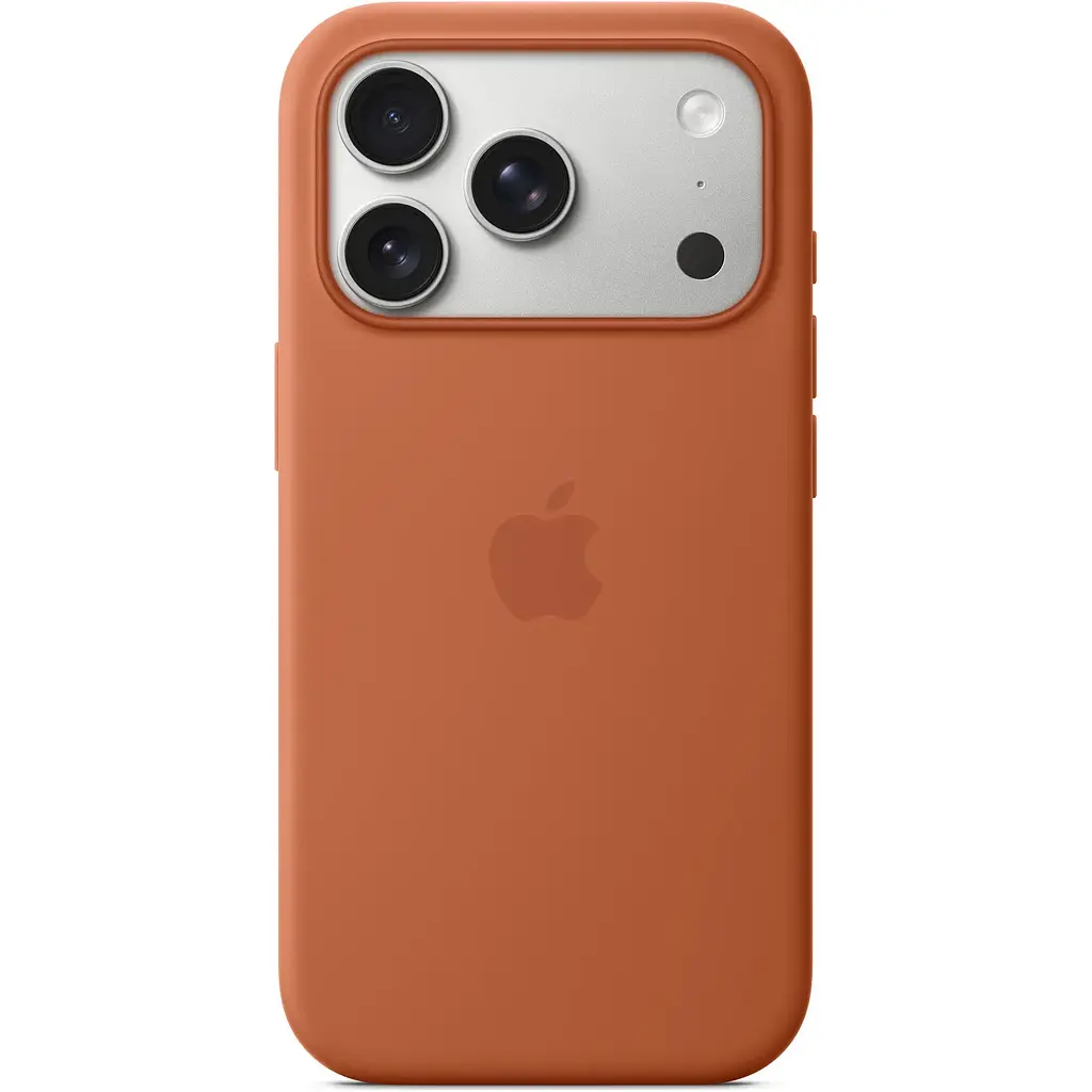 Чохол Silicone Case with Button, Animation, MagSafe для Apple iPhone 17 Pro Terra Cotta ААА [149947] - фото 3