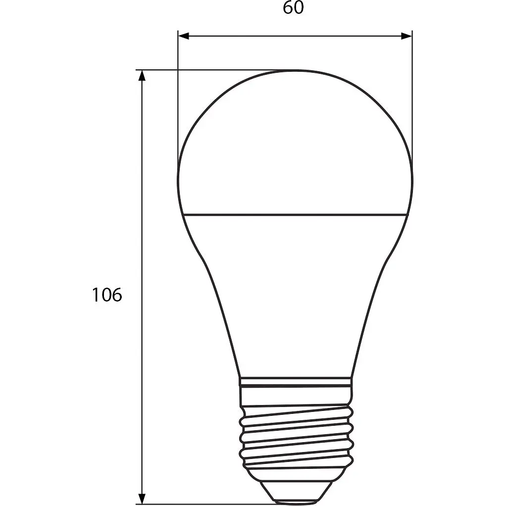 Світлодіодна лампа Eurolamp LED з сутінковим датчиком 9W E27 4000K (LED-A60-09274(D/N) - фото 3
