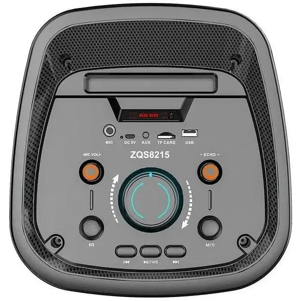 Портативная колонка ZQS-8215 аккумуляторная музыкальная колонка Bluetooth 5.0 акустическая система 40 Вт - фото 2