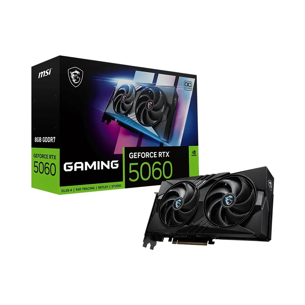 Видеокарта MSI GeForce RTX5060 8Gb GAMING OC (RTX 5060 8G GAMING OC) - фото 5