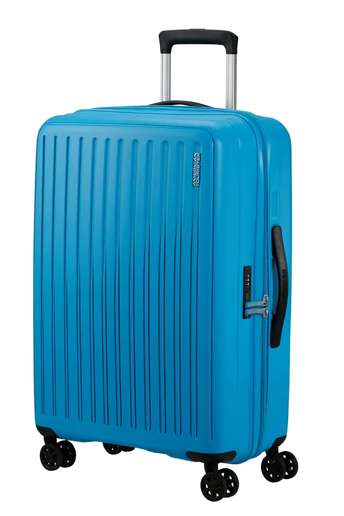Чемодан American Tourister REJOY AZURE BLUE 68x47x26 68 см Mstrong*31002 - фото 4