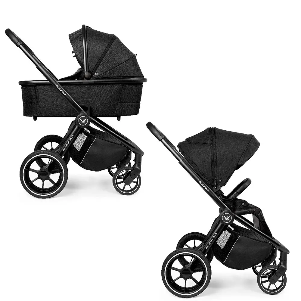 Універсальний візок Muuvo 2в1 Quick 3.0 Jet Black XL (KM2V1Q3.0JBXL) - фото 3