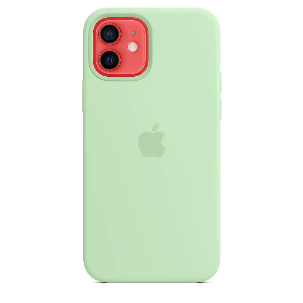 Чохол Silicone Case з MagSafe для Apple iPhone 12 / 12 Pro (Pistachio) ААА [57147] - фото 6