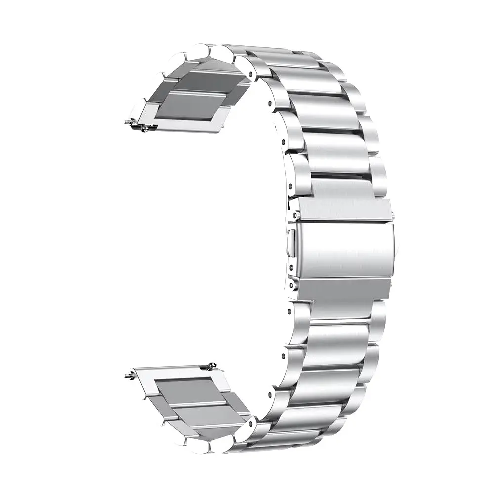 Комплект Tamister для годинника Amazfit GTR4 сріблястий (чохол + ремінець Rolex design 22 мм) - фото 7