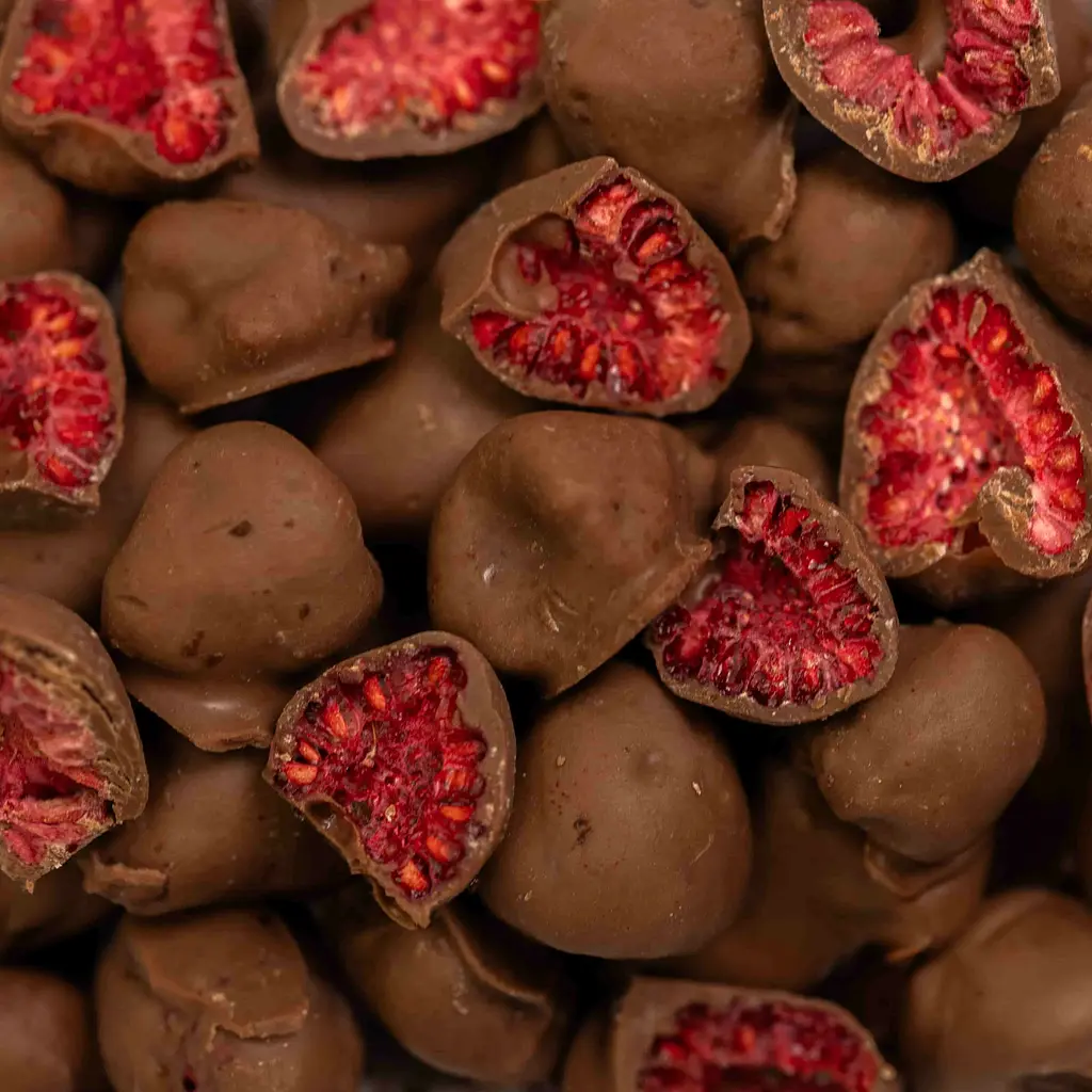 Сублимированная малина в молочном шоколаде БЕЗ САХАРА, 50г - фото 2