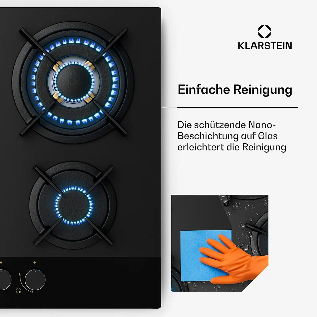 Варильна поверхня газова Klarstein Goldflame Nano (10046682) - фото 6