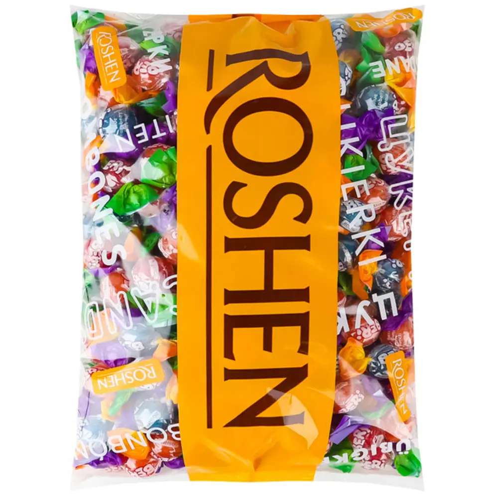 Уценка. Карамель леденцовая Roshen Beri с начинкой 1 кг. - фото 2