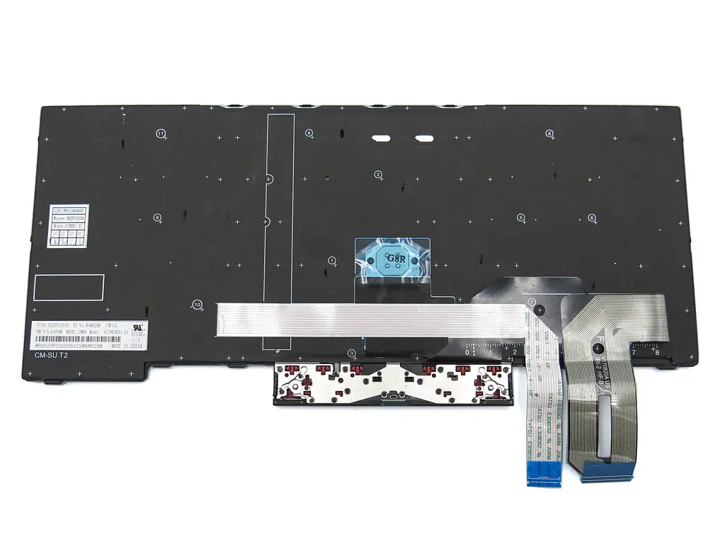 Клавіатура для Lenovo ThinkPad E480, E485, L480, L380, T490, E490, E495, L490, T495, yoga L390, T480S.(01YP360, 01YP520) ( RU BLACK ). Оригінал. - фото 2