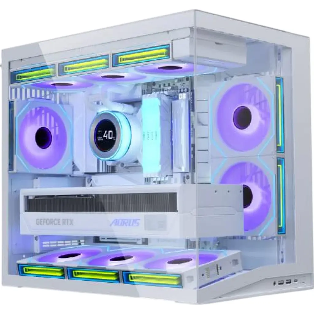 Корпус Lian Li O11 Dynamic Mini V2 White (G99.O11DMIV2W.00) [173410] - фото 5